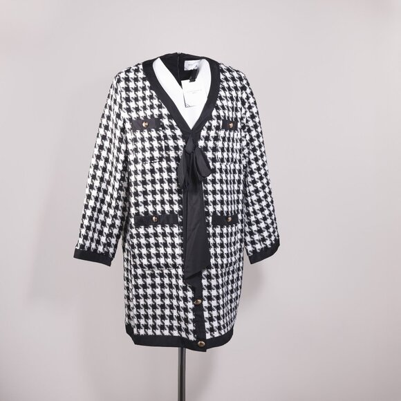 Tuckernuck Pomander Place Coco Tweed Bow Dress, NWT, Size 18 - Picture 1 of 3